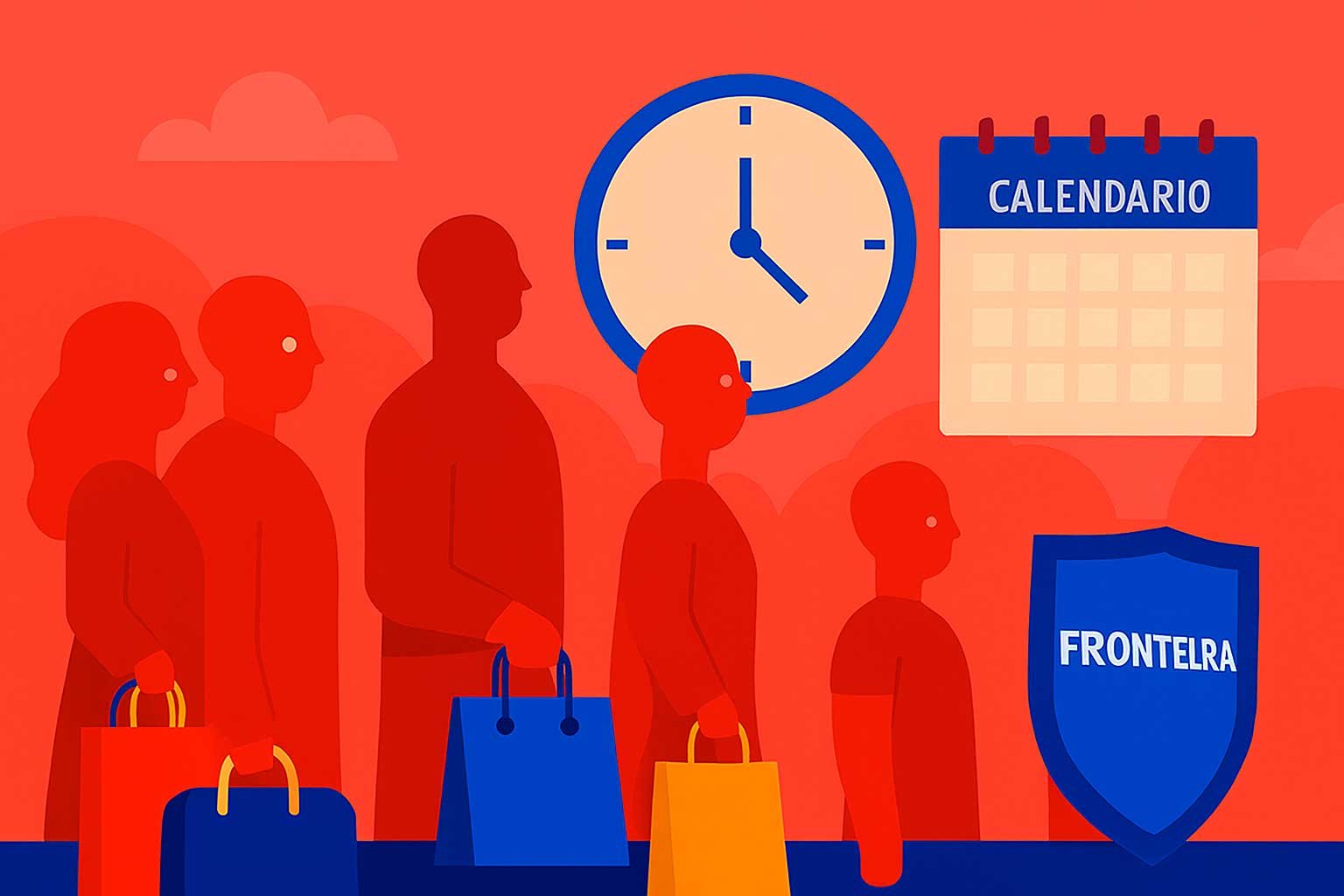 Horários e Datas para Compras na Fronteira