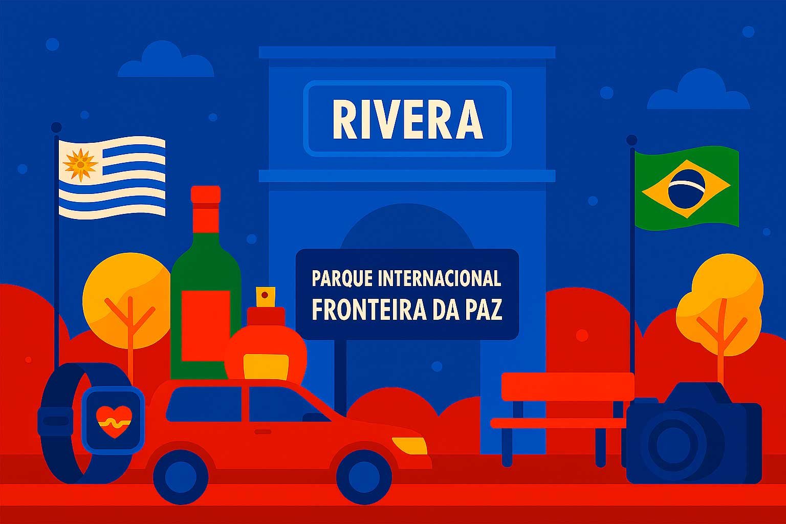 Rivera: Compras na Fronteira do Uruguai
